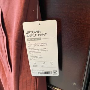 Athleta Uptown Ankle Pant NWT size 6.